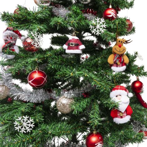 Decorazione dell'albero rossa  70 pezzi