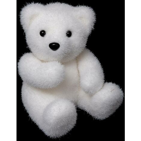 Decorazione di Natale, orso seduto pensatore H 15 cm - Feeric lights & christmas