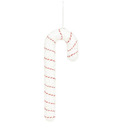 Decorazione di zucchero d orzo h35 cm 15 led a batteria bianco caldo - Feeric lights & christmas