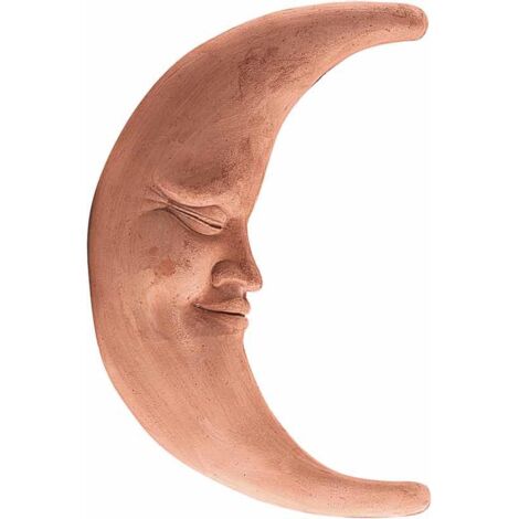 Decorazione garden service in terracotta luna