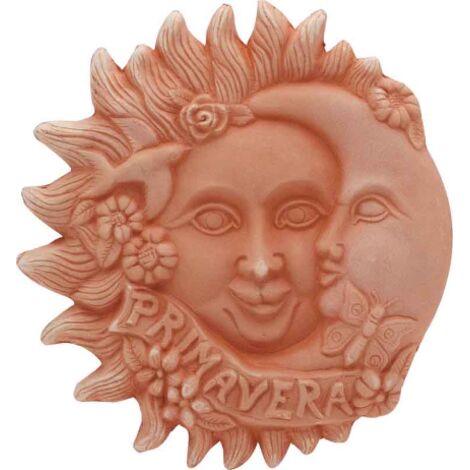 Decorazione garden service in terracotta primavera