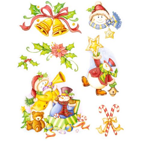 Decorazione glitter per finestra - Modello a - Feeric lights & christmas