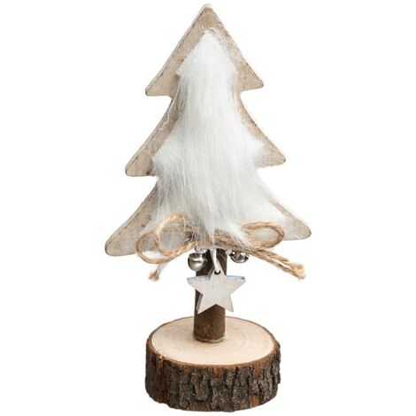 Decorazione in legno di abete - Bianco - Atmosphera créateur d'intérieur