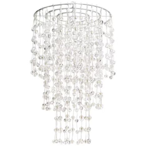 Decorazione lampadario a cascata chandelier D35 H55 574 led bianco caldo Lotti importex