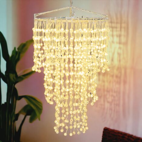 Decorazione lampadario a cascata chandelier D45 H70 936 led bianco caldo Lotti importex
