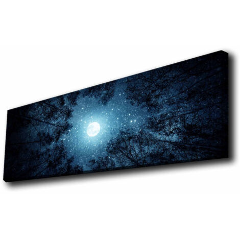 Decorazione murale illuminata con stampa su tela a LED Painting Multicolore