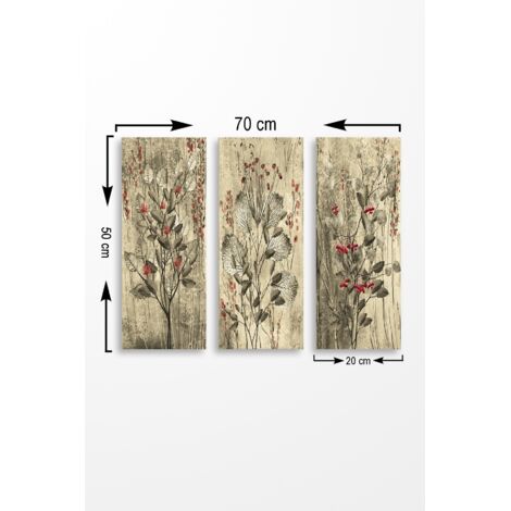 Decorazione murale in MDF Painting Multicolore