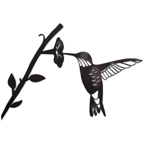 Decorazione murale in metallo con uccelli, decorazione murale in metallo nero con uccelli, moderna decorazione murale in metallo con uccelli e rami per la decorazione della camera da letto e del soggi