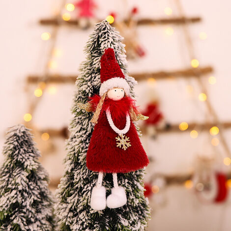 VORCOOL Ornamenti Natalizi Ornamenti Albero di Natale Creativo Bassotto Cane Ornamento Ciondolo Albero di Natale 4 Pezzi 