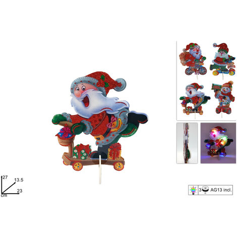 DECORAZIONE NATALIZIA LUMINOSA ASSORTITO (1 PEZZO, INVIO CASUALE)