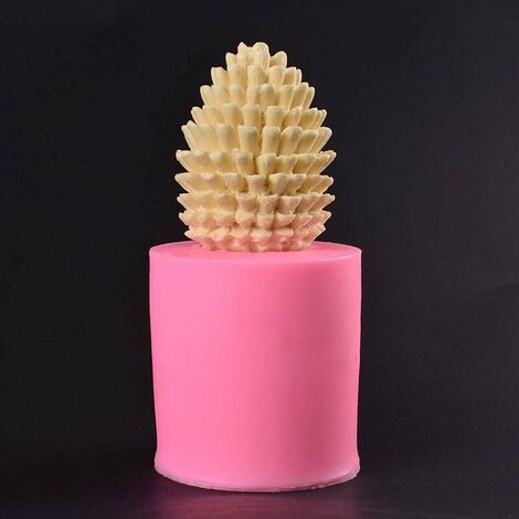Decorazione natalizia pigna candela strumento di cottura stampo in silicone fai da te