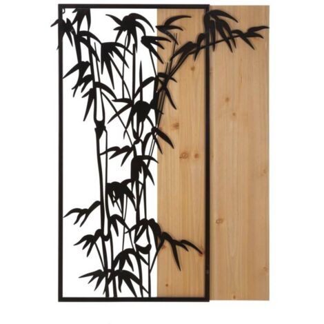 Decorazione Parete Bambù cm 58X2X80 - BAMBOO