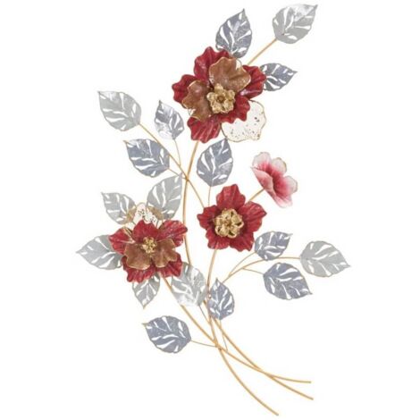Decorazione Parete Ferro Design cm 68,6X7,6X98,4 - LOVIS
