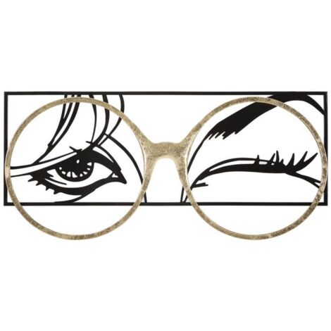 Decorazione Parete Ferro Occhiali cm 89,5X3,8X41,3 - EYEWEAR