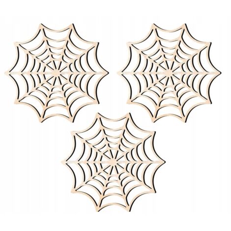 Decorazione pendente in legno HALLOWEEN H2 3 pz.