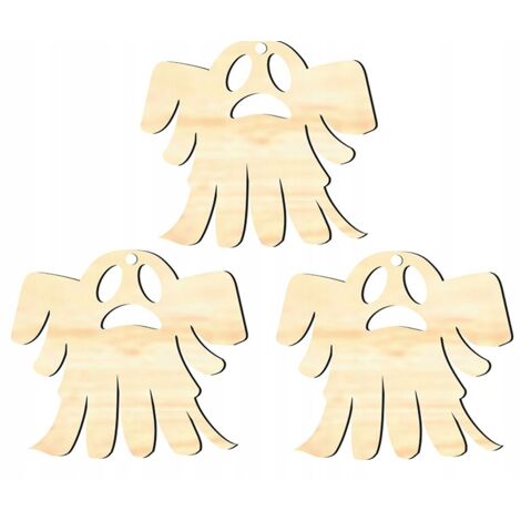 Decorazione pendente in legno HALLOWEEN H8 3 pz.