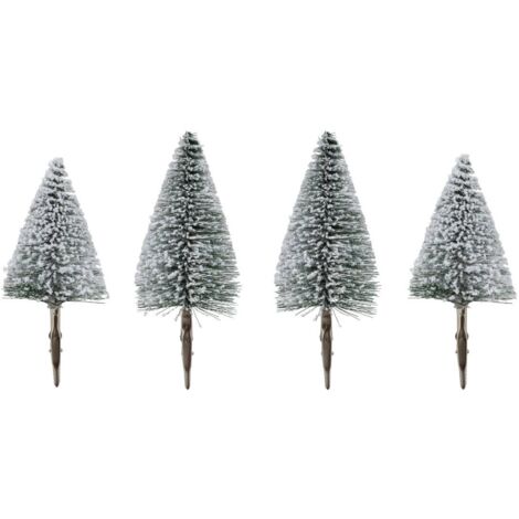 Decorazione per abete x4 verde 15cm - Atmosphera créateur d'intérieur