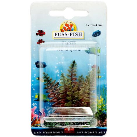 Decorazione piantina acquatica in plastica per acquari