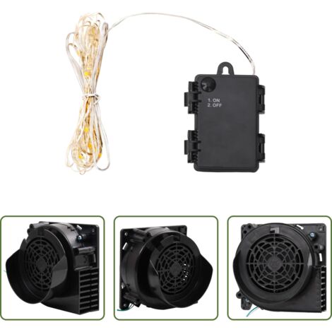Decorazione -  Stringa di Luci LED con 110 LED e Ventola 1100 cm