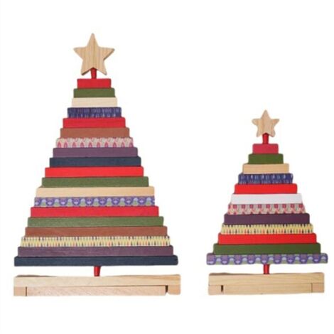 Decorazioni natalizie in legno, accessori per miniature rotanti, decorazioni estetiche per la stanza