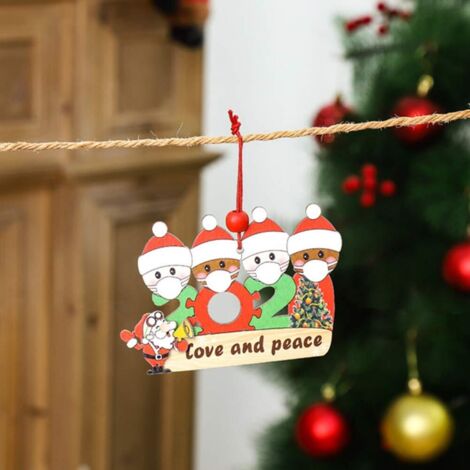 Decorazioni natalizie Prodotto regalo personalizzato - 4 persone