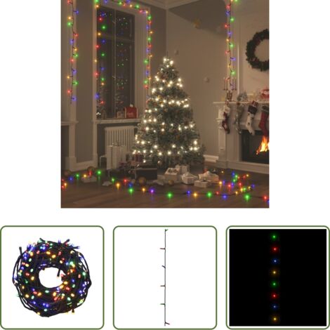 Decorazioni natalizie -  Stringa LED con 600 Luci LED Multicolore 60 m PVC