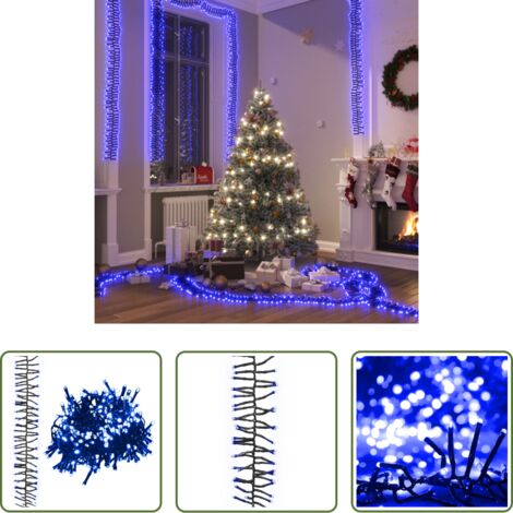 Decorazioni per feste -  Gruppo Stringa LED con 1000 Luci LED Blu 11 m PVC
