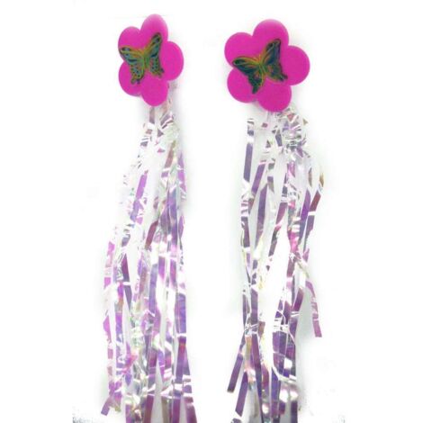 Decorazioni per manopole e manubbrio bici bambina