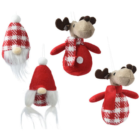 Decori peluche renna o gnomo