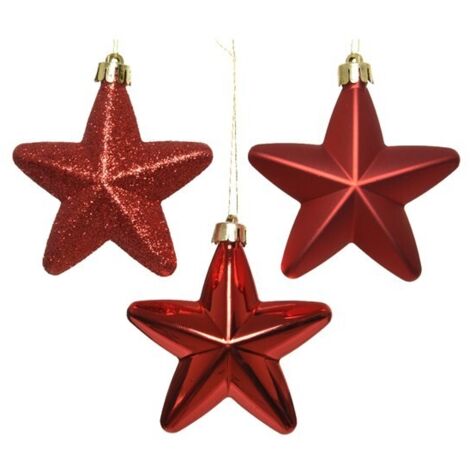 Decoris box 6 stelle rosse 027862
