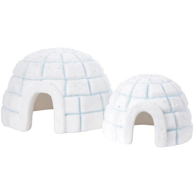 

Iglu decorativo set de 2 unidades ø29x29,5cm ø43x42cm - Decoris