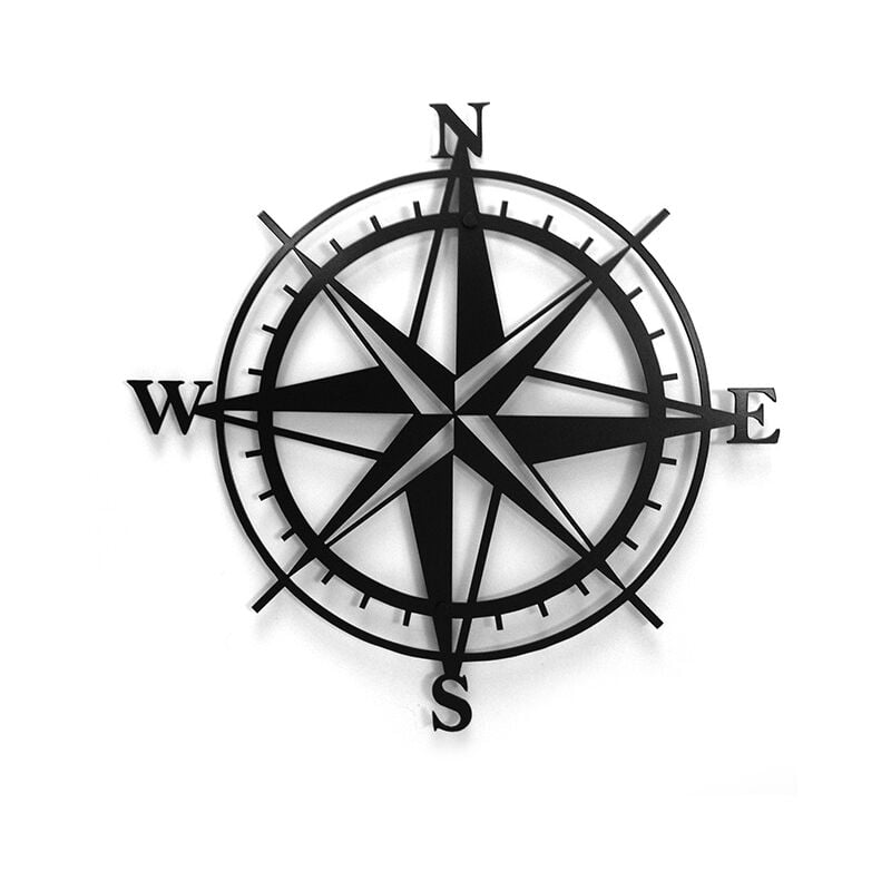 Decorizzly® Boussole Rose des vents 3D