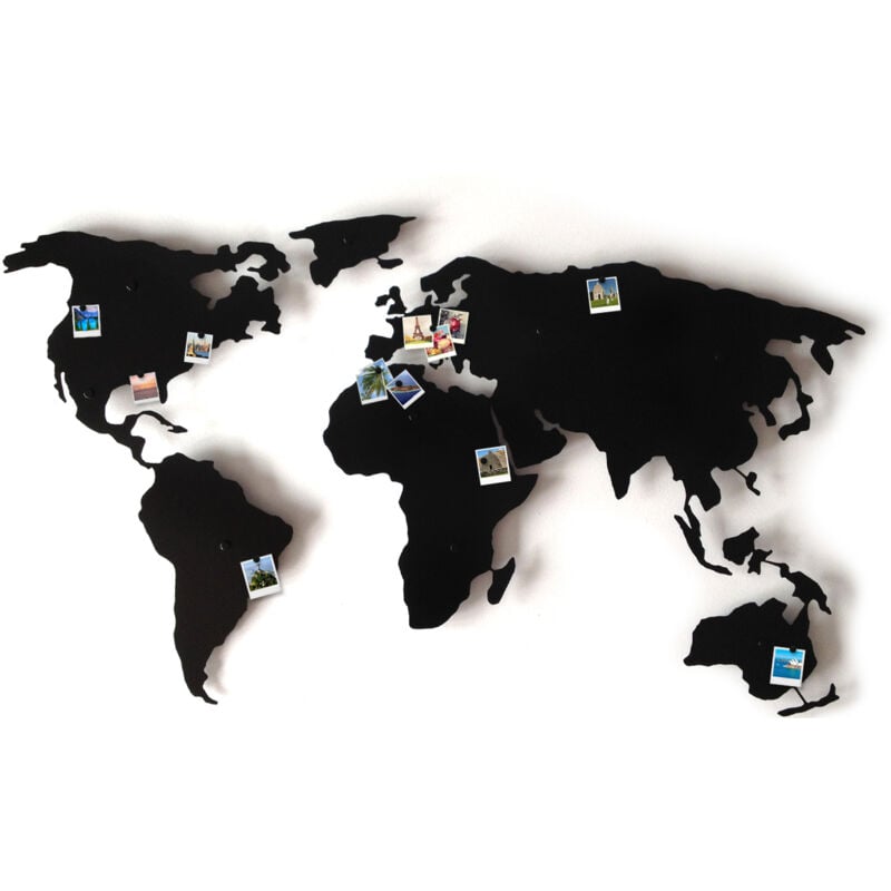 Decorizzly® Décoration murale Carte 3D