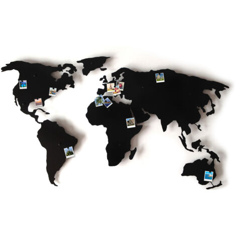 Decorizzly® Decorazione murale mappa 3D