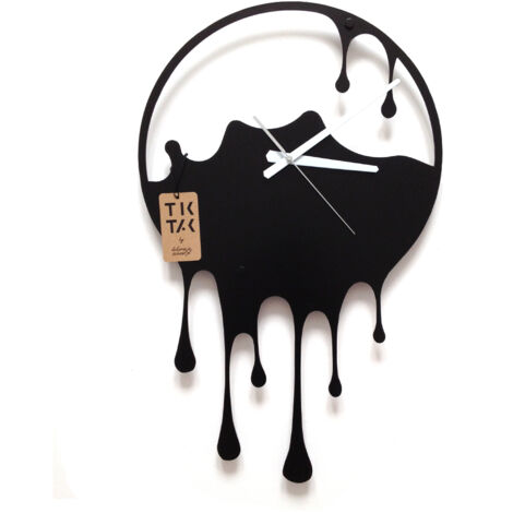 Decorizzly® Plask-Wanduhr