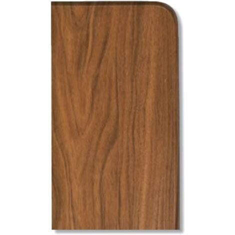 DECORLEGNO - MENSOLA IN MDF DOMUS NOCE DIAM. FORO MM.10 CM.80X21X2