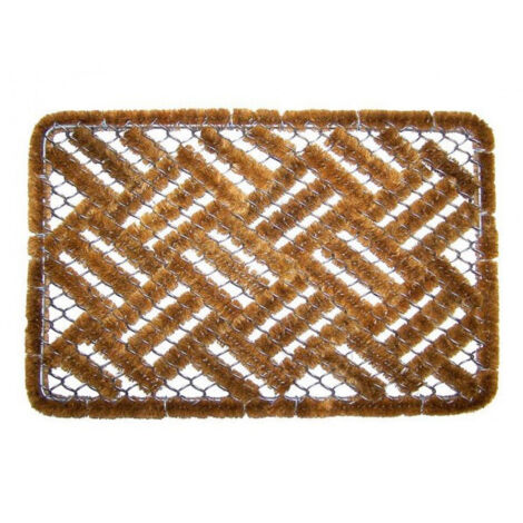DECORMAT Grille métal + coco40x60cm - DECORMAT