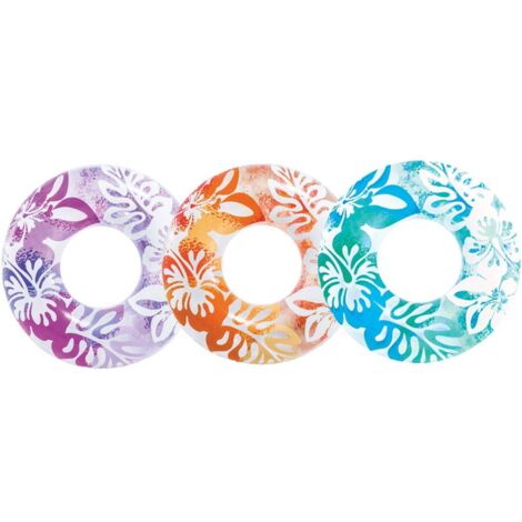 Decoro floreale D91 - Blu - Intex