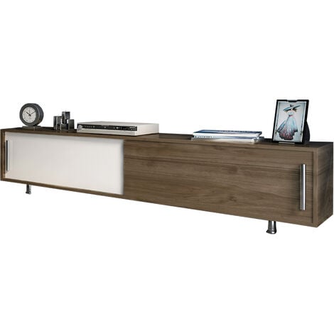 Decorotika Classy 180 cm TV Stand for TVs up to 80 inches Sliding Doors Modern Design