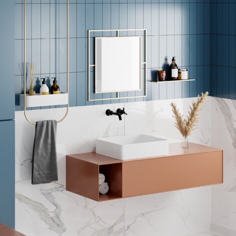Decortie Miroir d'angle design moderne or