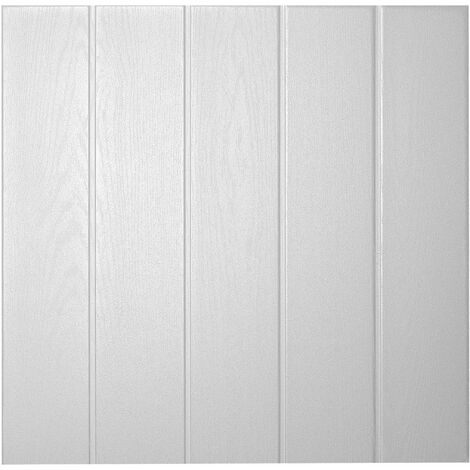 Decosa Deckenplatte Athen, weiß, 50 x 50 cm - 10 Pack (= 20 qm)