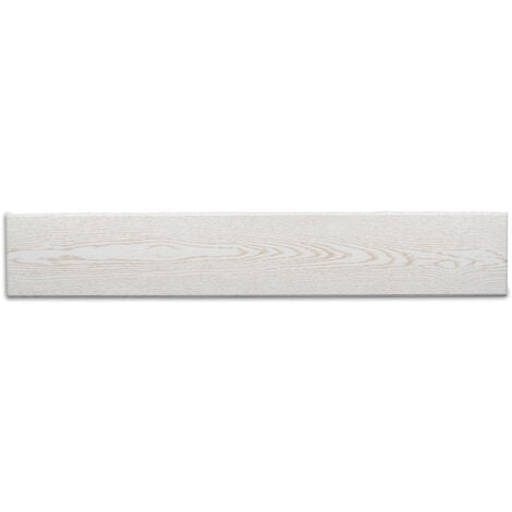 DECOSA Lambris polystyrène - effet bois-couleur frêne blanc - 100 x 16,5 cm - 5 sach. (=10 m2)