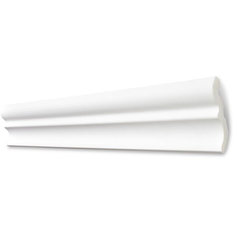 SAARPOR DECOSA Moulure C80 (Serena) - polystyrène - blanc - 70 x 75 mm - long. 2 m