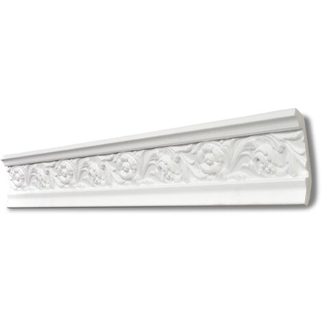 SAARPOR DECOSA Moulure G3 (Gracia) - polystyrène - blanc - 50 x 80 mm - long. 2 m