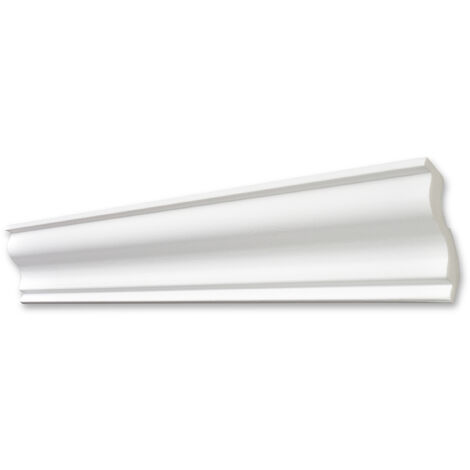 SAARPOR DECOSA Moulure S100 (Sylvia) - polystyrène - blanc - 70 x 70 mm - long. 2 m
