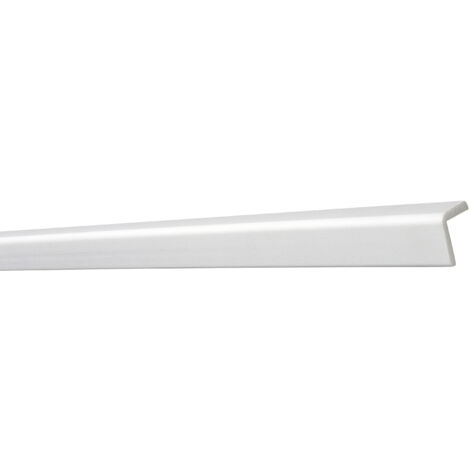 Decosa – Profil d'angle WP30 – Polystyrène extra dur blanc – 30 x 30 mm – Longueur 2 m – Lot de 5 pièces (10 m) – Protection angles murs