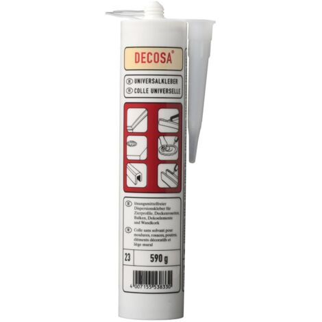 Decosa Universalkleber, weiß, Kartusche à 590 g - 01 Kartusche