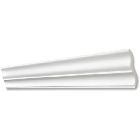 Decosa Zierprofil ST60, weiß, 65 x 60 mm, Länge: 2 m - 01 Stück