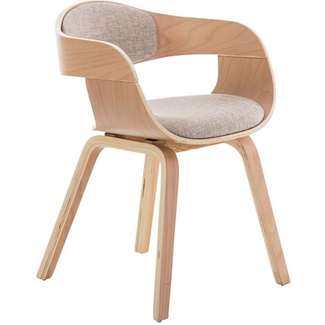 Décoshop26 – Chaise de bureau visiteur en tissu polyester et bois – Confort maximal – Dimensions 73x49x46cm – Hauteur d'assise 48cm – BUR10538