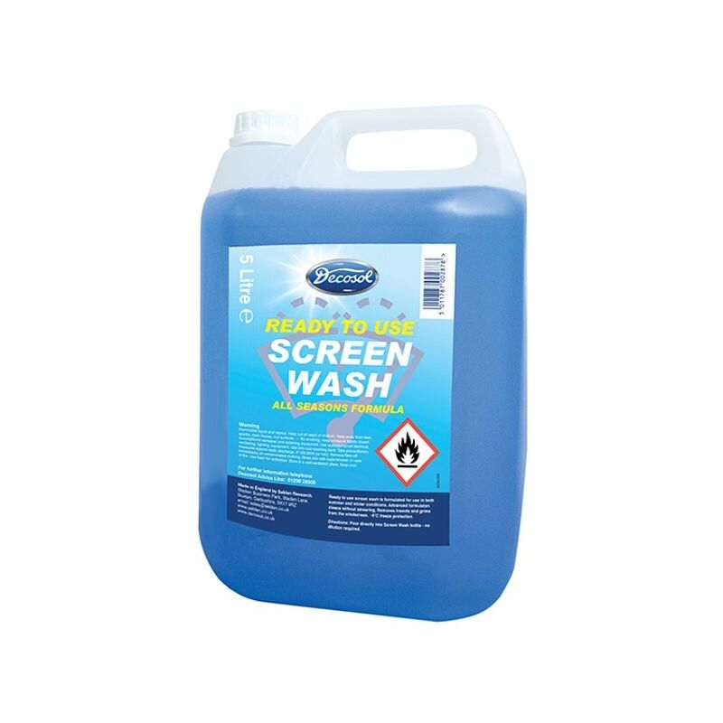 Decosol - Ready Mixed Screenwash All Seasons Formula 5 litre DECAD6LRM